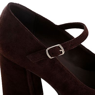 London Rag Kenny Women's Platform Mary Jane Heels