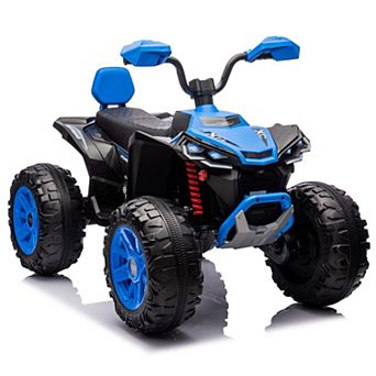 ANIXOL 24V Dual-Seat Kids Ride-On ATV with LED Lights and Music