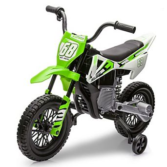 ANIXOL 12V Kids Electric Dirt Bike with Training Wheels