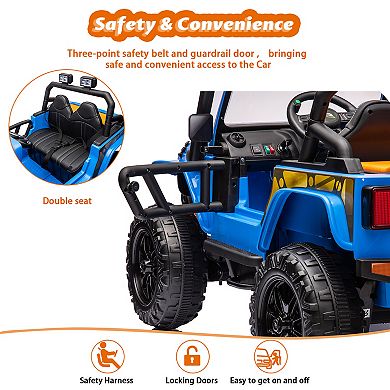 ANIXOL 24V 2-Seater Kids Electric Truck with Remote Control