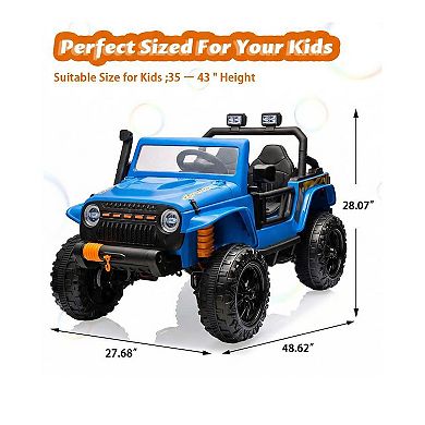 ANIXOL 24V 2-Seater Kids Electric Truck with Remote Control