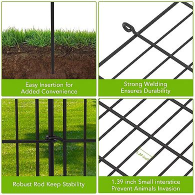 ANIXOL No-Dig Garden Decorative Fence