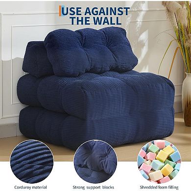 ANIXOL Folding Sofa Bed Chair with Pillow