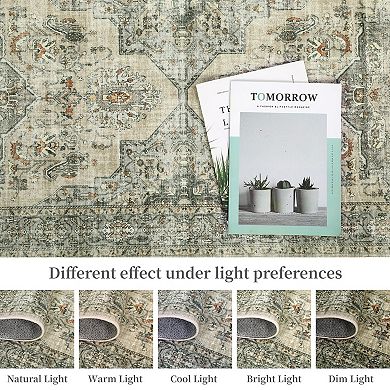 ANIXOL Vintage Washable Area Rug