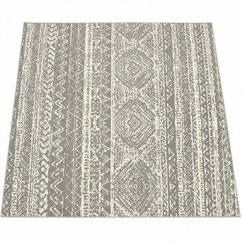 ANIXOL Washable Non-Slip Distressed Area Rug Foldable, Non-Shedding Boho Carpet for Living Room
