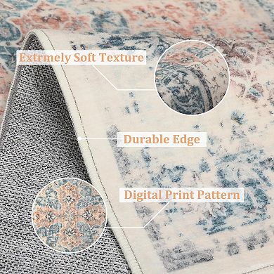 ANIXOL Washable Non-Slip Area Rug