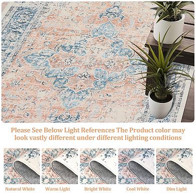 ANIXOL Washable Non-Slip Area Rug