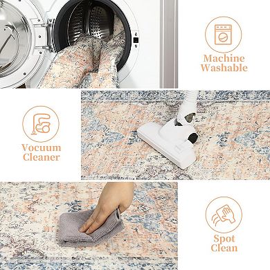 ANIXOL Washable Non-Slip Area Rug