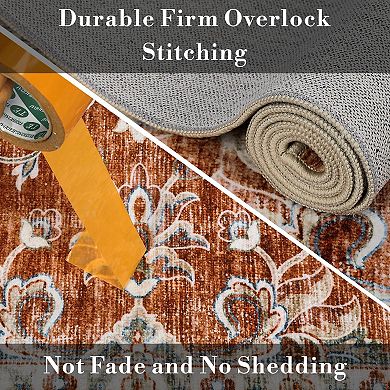 ANIXOL Washable Non-Slip Area Rug