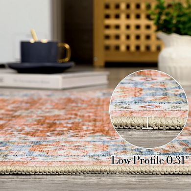 ANIXOL Washable Non-Slip Area Rug