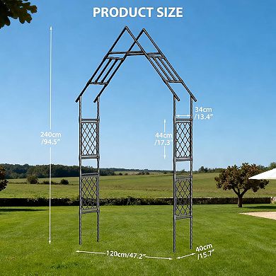 ANIXOL Metal Garden Arch with PE Coating