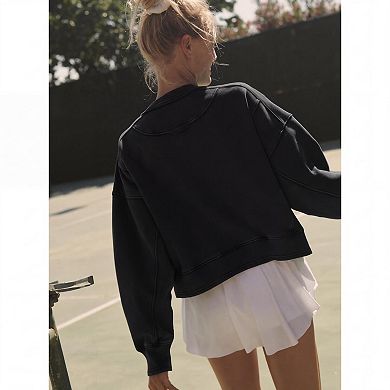 Women Oversized Sweatshirt Casual Long Sleeve Top