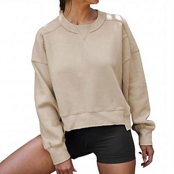 Women Oversized Sweatshirt Casual Long Sleeve Top