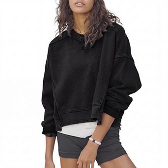 Women Oversized Sweatshirt Casual Long Sleeve Top