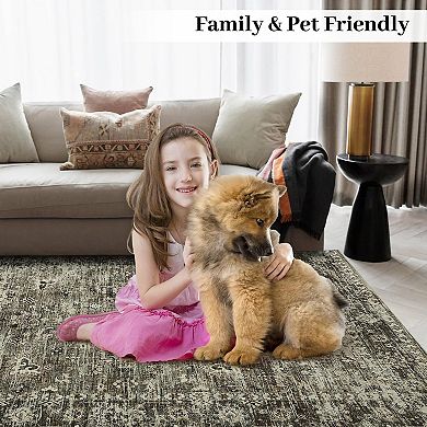 ANIXOL Machine Washable Area Rug