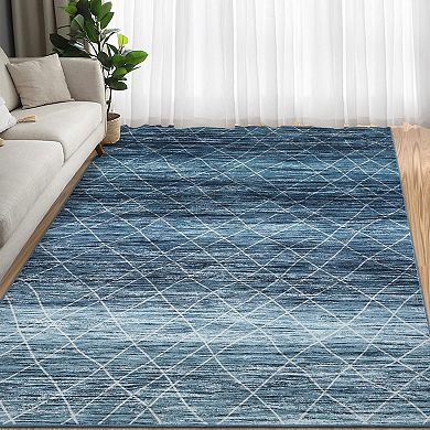 ANIXOL Machine Washable Non-Slip Area Rug