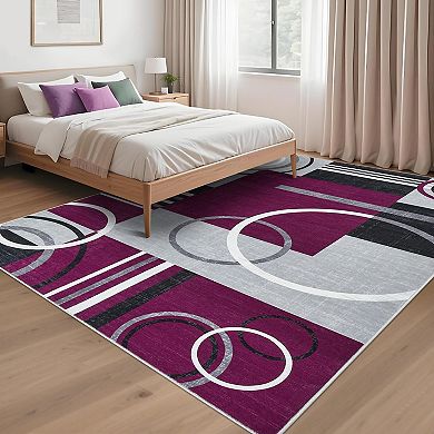 ANIXOL Washable Non-Slip Area Rug