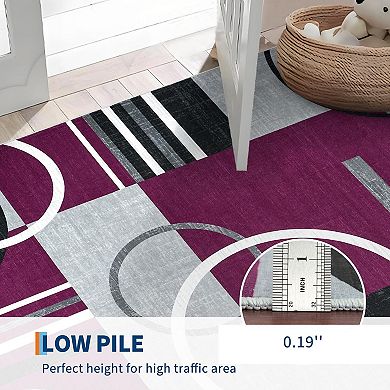 ANIXOL Washable Non-Slip Area Rug