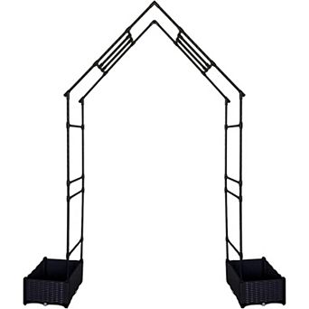 ANIXOL Gothic Garden Arch with Planter Boxes
