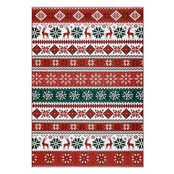 ANIXOL Christmas Washable Area Rug
