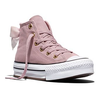 Converse CTAS EVA Lift Girls Bow Accent Platform Sneakers