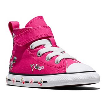 Converse CTAS 1V Baby/Toddler Girls Lace-Up High-Top Sneakers