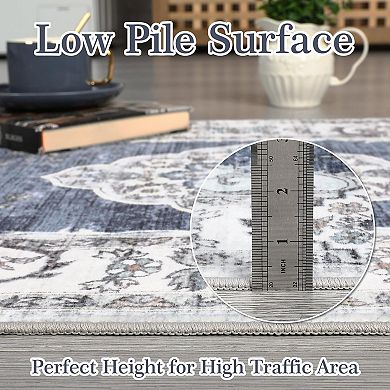 ANIXOL Washable Non-Slip Area Rug