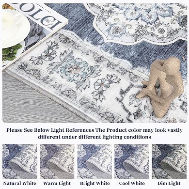 ANIXOL Washable Non-Slip Area Rug