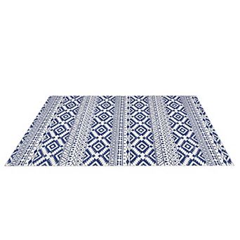ANIXOL Vintage Geometric Washable Rug-Non-Slip, Soft