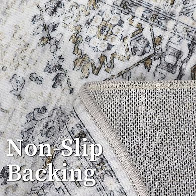 ANIXOL Washable Vintage Area Rug