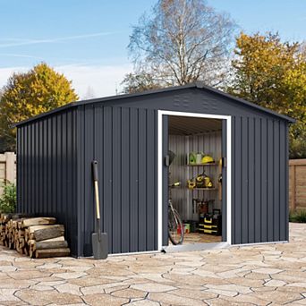 ANIXOL Outdoor Metal Storage Shed