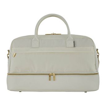 Kensie Panache Collection 2-Section Drop-Bottom Weekender Duffel