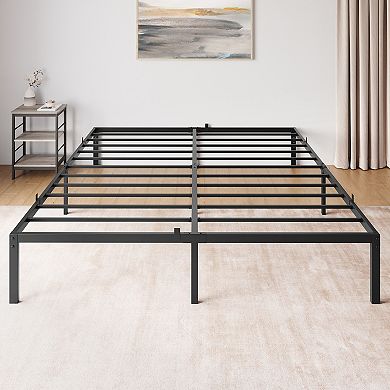 ANIXOL Metal Platform Bed Frame with Storage, Noise-Free, No Box Spring