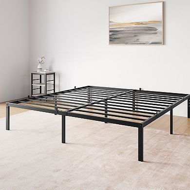 ANIXOL Metal Platform Bed Frame with Storage, Noise-Free, No Box Spring