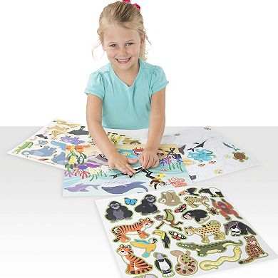 Melissa & Doug Reusable Sticker Pad Habitats with 150 Stickers
