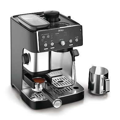 Ninja Luxe Café Mini Espresso Machine & Drip Coffee Maker with Built-in Grinder and Manual Steam Wand