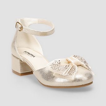 Sonoma Goods For Life® Bow Dress Girls Block Heel Dress Shoes
