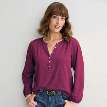 Women's Sonoma Goods For Life® Knit Peasant Blouse