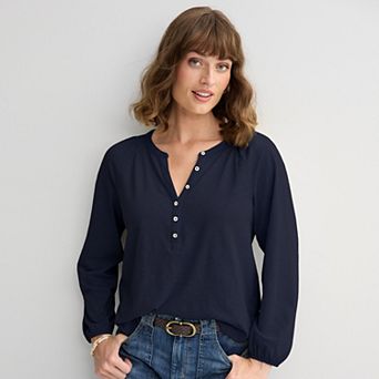 Women's Sonoma Goods For Life® Knit Peasant Blouse