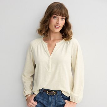 Women's Sonoma Goods For Life® Knit Peasant Blouse