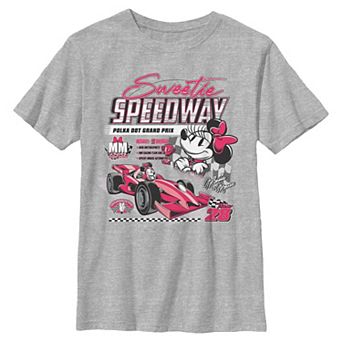 Boys 6-20 Disney's Minnie Mouse Sweetie Speedway Graphic Teer