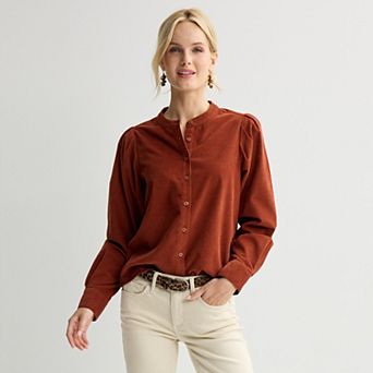 Women's Sonoma Goods For Life® Corduroy Blouse