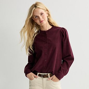 Women's Sonoma Goods For Life® Corduroy Blouse