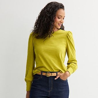 Women's Sonoma Goods For Life® Long Puff Sleeve Tee