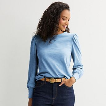 Women's Sonoma Goods For Life® Long Puff Sleeve Tee