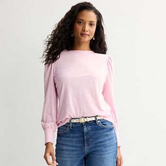 Women's Sonoma Goods For Life® Long Puff Sleeve Tee