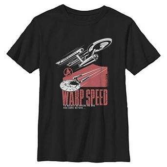 Boys 6-20 Star Trek Warp Speed Graphic Tee
