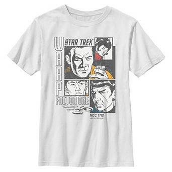 Boys 6-20 Star Trek Warp Factor One Graphic Tee