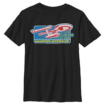 Boys 6-20 Star Trek Warp Speed Graphic Tee