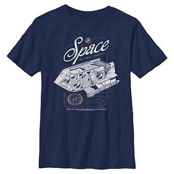 Boys 6-20 Star Trek Space The Final Frontier Graphic Tee